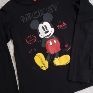 COD: 10135L – Camiseta Disney , em algodão, manga  longa, tamanho 16 – SEMINOVO