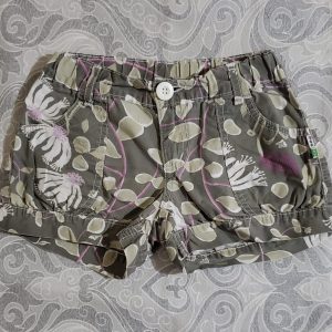 COD: 10314D – Shorts Girls, em algodão cotton, tamanho 8, usado, cintura ajustável