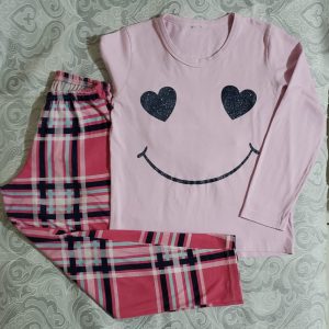 COD: 10335B – Pijama Gaga Baby, em algodão, manga longa, tamanho 12, usado