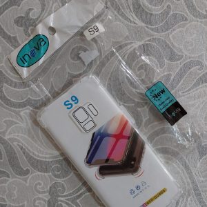 COD: 10390L – Capinha para Celular S9, transparente, concha anti-queda, novo